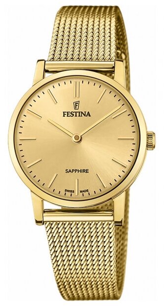 Наручные часы FESTINA Swiss Made, золотой