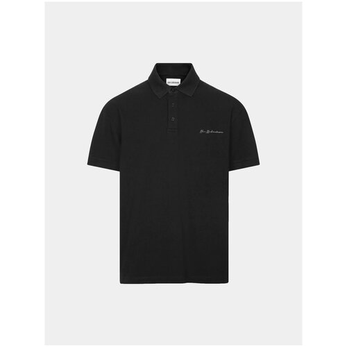 Футболка Han Kjøbenhavn Pique Polo Tee, черный, L