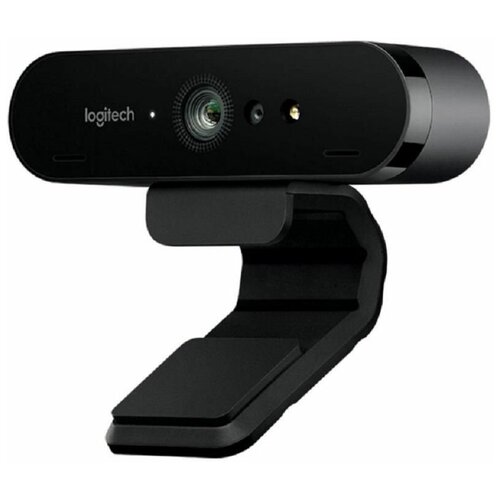 Веб-камера Logitech Webcam BRIO, черный веб камера logitech brio 500 черный