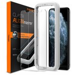 Защитное стекло Spigen Align GlastR 2 pack для iPhone 11/XR (AGL00101, 2 в комплекте, оригинал, Clear) - изображение