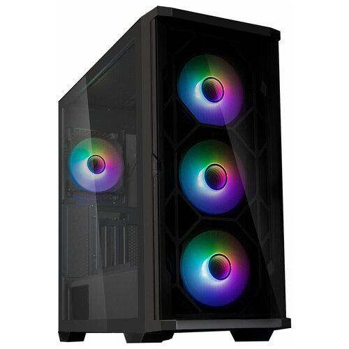 Корпус MidiTower Zalman Z10 DUO (ATX, black, window, 2xUSB3.0, 1xUSB 3.1 Type-C, 3x140mm ARGB, 1x120mm ARGB) (Zalman Z10 DUO)