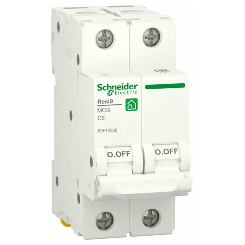 Авт. выкл. 2P 6А C 6кA Resi9 Schneider Electric