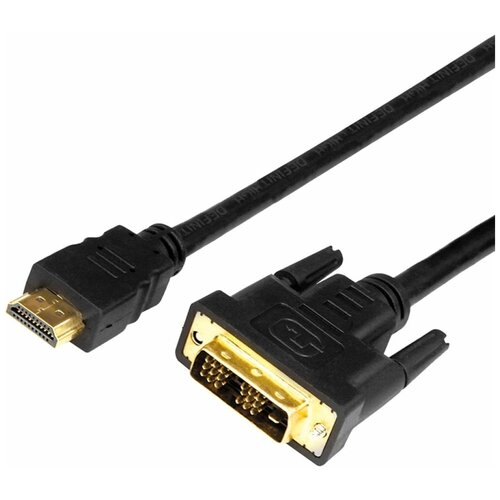 Кабель Rexant HDMI - DVI-D 2m Gold 17-6304