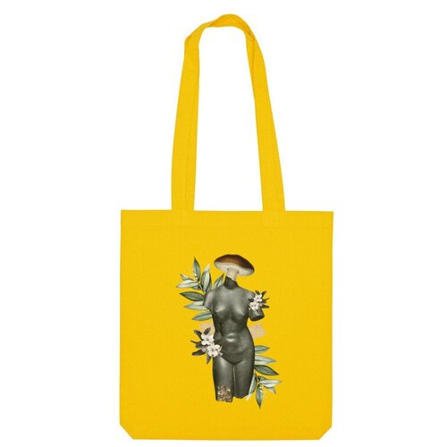 сумка адекватная женщина желтый Сумка шоппер Us Basic, желтый
