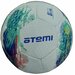 Мяч футбольный Atemi Galaxy, резина, бело/зелен/синий, р.5 , р/ш, окруж 68-70