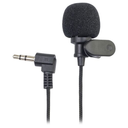 Ritmix RCM-101, разъем: mini jack 3.5 mm, черный, 1 шт микрофон rcm 110 black в комплекте держатель клипса разъем 3 5 мм кабель 2 м