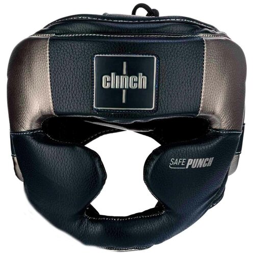 C148 Шлем боксерский Clinch Punch 2.0 Full Face темносине-бронзовый - Clinch - Cиний - XL