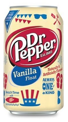 "Dr. Pepper" Vanilla Float (Ваниль) 355 мл. шт. ж/б - фотография № 4