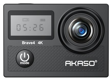 Экшн-камера AKASO Brave 4, 20МП, 3840x2160, 1050 мА·ч