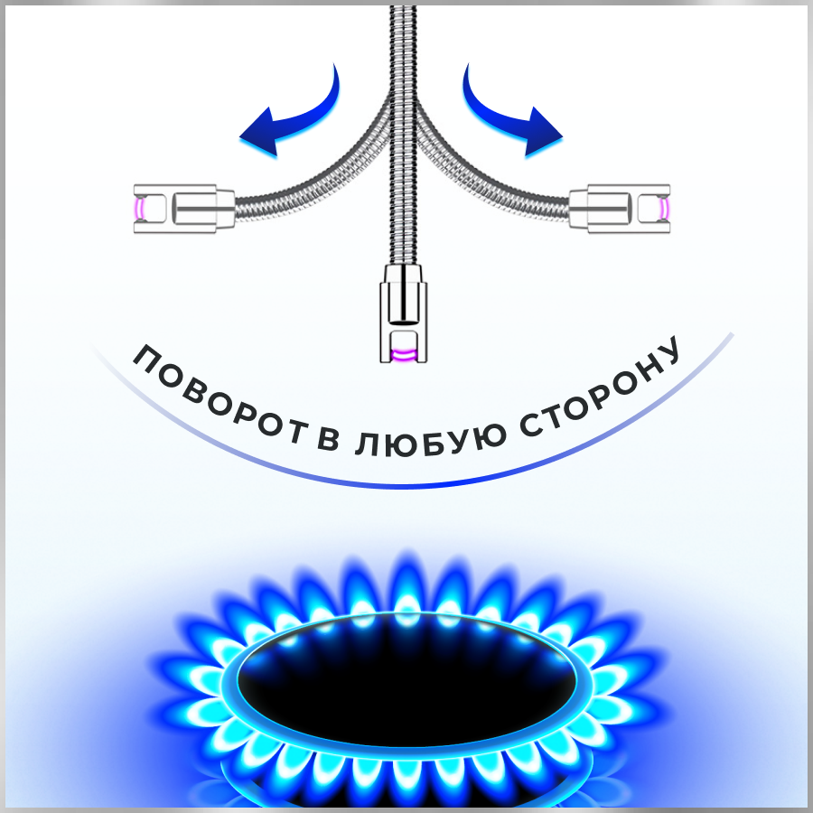 Электрическая электронная кухонная зажигалка для газовой плиты с зарядкой от USB