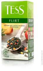 Чай Tess Flirt Green 1,5г х 25 пакетиков с ярл.