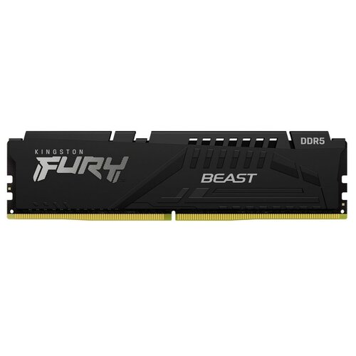 Модуль памяти 32GB Kingston DDR5 5200 DIMM FURY Beast Black XMP Gaming Memory KF552C40BB-32 Non-ECC CL40 125V 1RX8 288-pin 16Gbit RTL 1271000₽