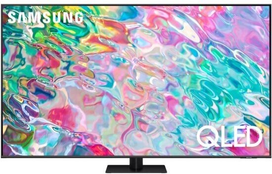 Телевизор Samsung QE55Q70BAUXCE, QLED, черный
