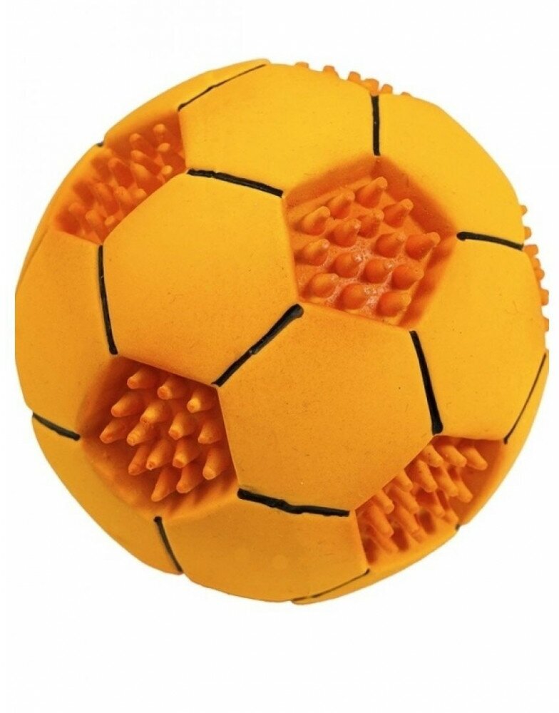 Игрушка для собак Zooone латекс L-439 "Мяч футбольный" 10 см L-439