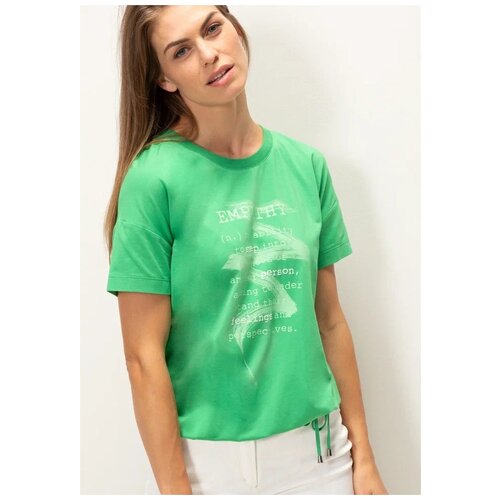 BIANCA, футболка женская, цвет: зеленый, размер:36
