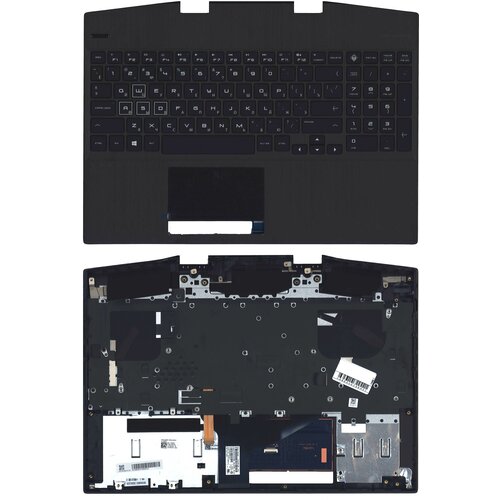 Клавиатура для ноутбука HP Omen 15-DH топкейс RGB клавиатура keyboard для ноутбука hp omen 15 dh черная