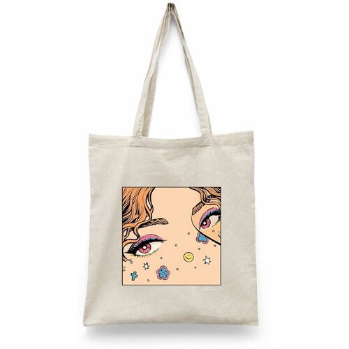 фото Сумка шоппер каждому своё, бежевый