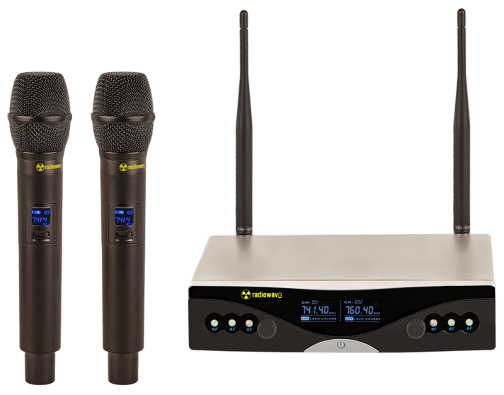 Radiowave UHM-402 радиосистема с 2 ручными микрофонами