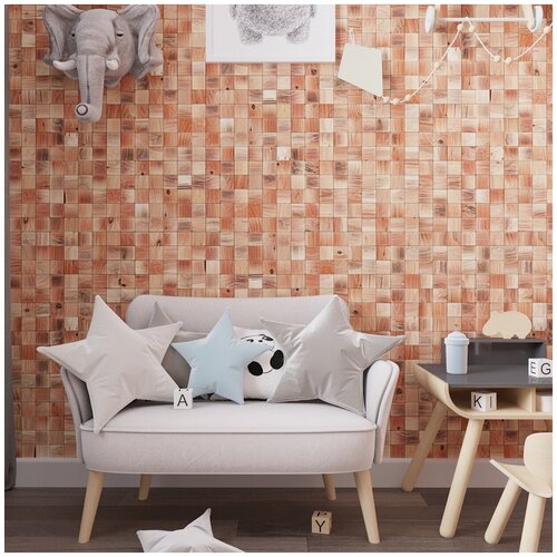 Лиддл 50x50. 1 Настенная плитка из дерева на самоклейке