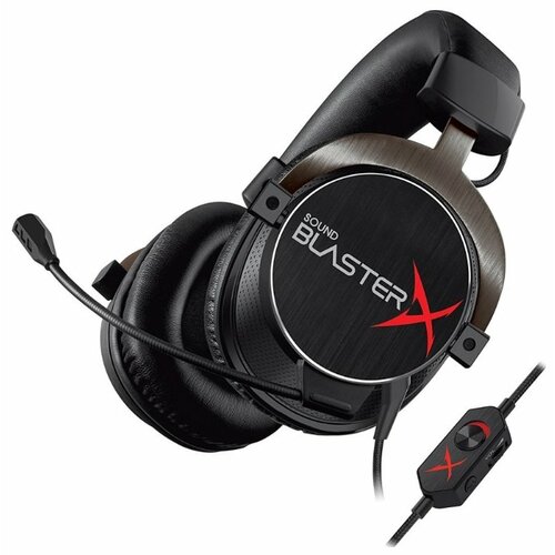 фото Компьютерная гарнитура creative sound blasterx h5 tournament edition черный