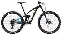 Горный (MTB) велосипед KONA Process 153 AL 29 (2018) matt black w/aqua/green decals XL (185-197) (тр