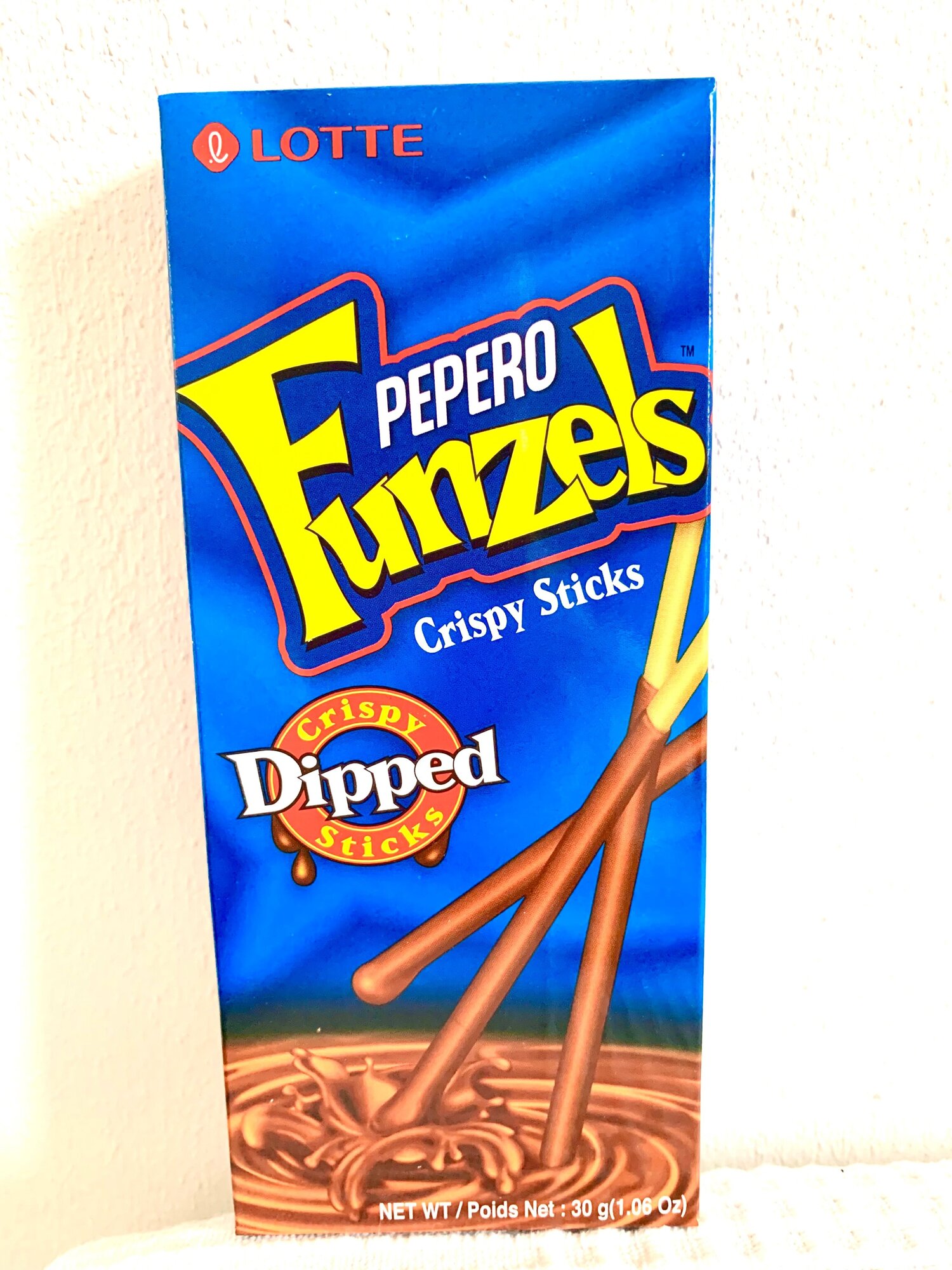 Хрустящая соломка Pepero Funzels в шоколадной глазури - 6 упаковок - фотография № 3