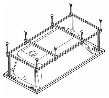 Монтажный набор для ванны Santek Санторини 1WH302496 160х70 - фото №4