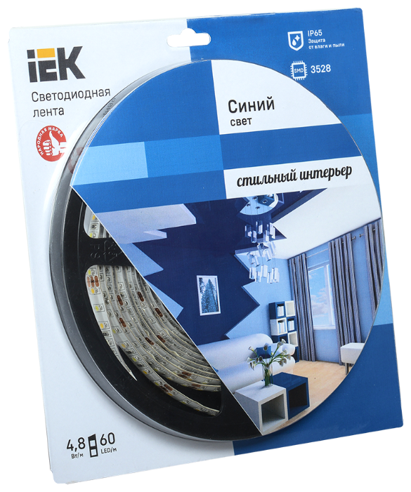Светодиодная лента IEK ECO LED LSR-3528B60-4.8-IP65-12V 5 м