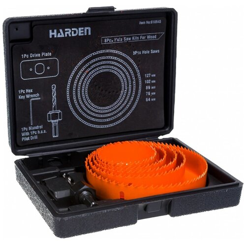 Набор коронок по дереву Harden 610545 1866₽