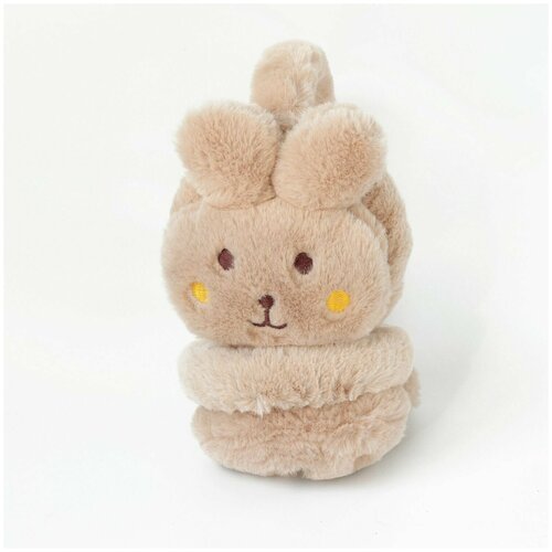 Наушники зимние утеплённые бежевые с зайчиком 1 шт 40900₽