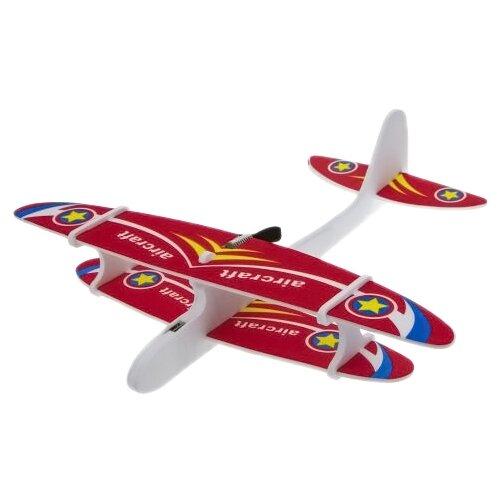 Машинка 1 TOY Глайдер (Т17356), 28 см, белый/красный