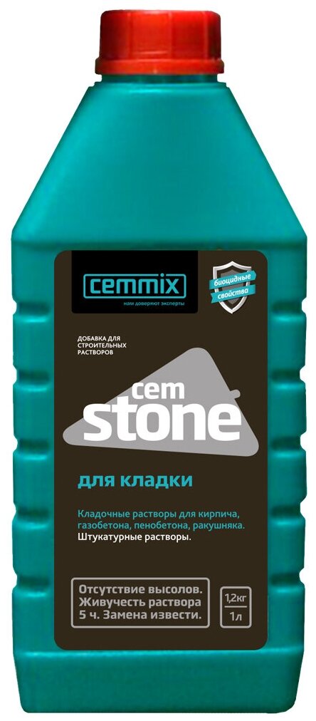 Добавка для кладочных и штукатурных растворов Cemmix CemStone 1 л