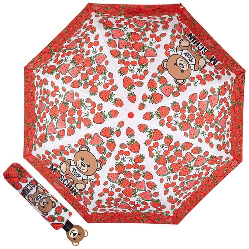 Зонт складной Moschino 8049-OCA Bear strawberries Multi