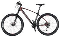 Горный (MTB) велосипед Author Modus 27.5 (2019) carbon matt/red/grey 16