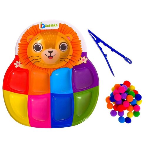 Развивающая игрушка IQ-ZABIAKA Яркие бомбошки, 6533769, разноцветный