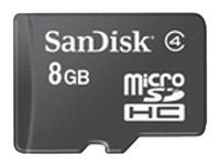 Карта памяти SanDisk (SDSDQM-008G-B35) стандарт MicroSDHC Card 8GB Class 4(без адаптера)