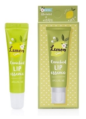 Welcos Эссенция для губ Around me Enriched Lip Essence Lemon, лимонный