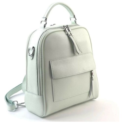 фото Женский кожаный рюкзак 88001-а грин (122384) fuzi house