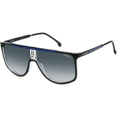 Солнцезащитные очки CARRERA, прямоугольные, оправа: пластик, градиентные, для мужчин, голубой