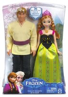 Набор кукол Mattel Disney Frozen Анна и Кристофф, 28 и 30 см, BDK35