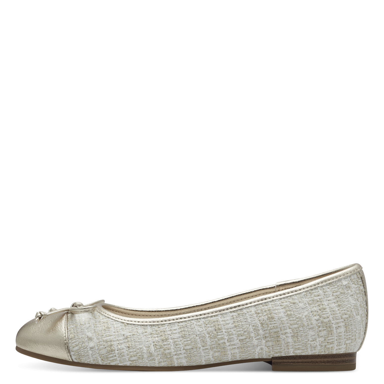 Балетки Marco Tozzi, размер 39 RU, айвори — фото 1