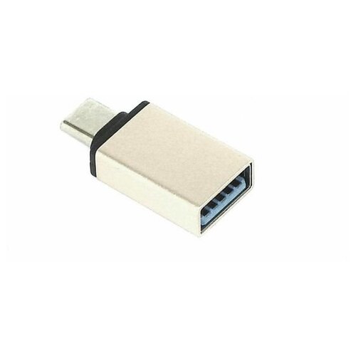 Переходник Type-C на USB 3.0 OTG золотой переходник pero ad02 otg type c to usb 2 0 золотой prad02tugd