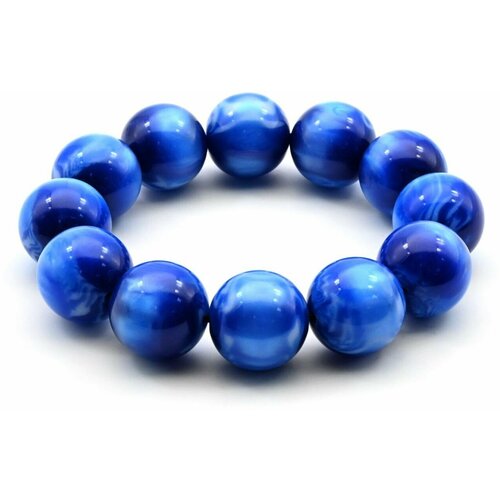 Браслет-цепочка, искусственный камень, голубой браслет цепочка искусственный камень голубой