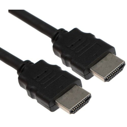 Кабель видео Exployd EX-K-1407, HDMI(m)-HDMI(m), вер 1.4, 1 м, черный кабель видео гарнизон gcc hdmi 1 8m hdmi m hdmi m вер 1 4 1 8 м черный комплект из 4 шт