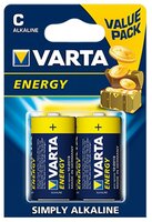Батарейка VARTA 4114 LR14 BL2 Energy 2 шт блистер
