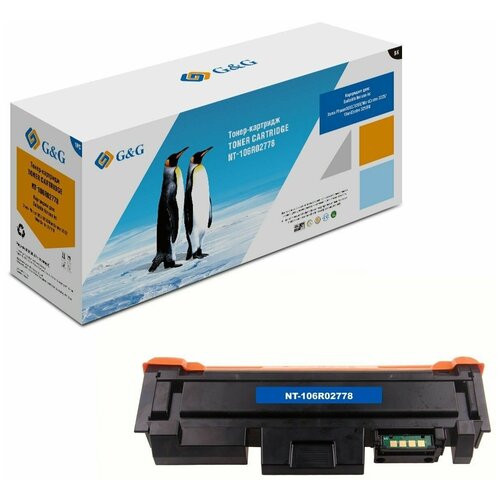 GG GG-106R02778 картридж лазерный (Xerox 106R02778) черный 3000 стр чип hi black к картриджу xerox wc 3215 3225 phaser 3052 3260 106r02778 bk 3k