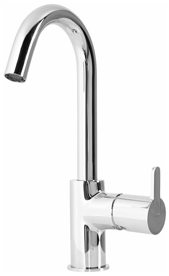 Смеситель для кухни однорычажный без донного клапана Cezares LEAF-LSM-A-01-W0 хром