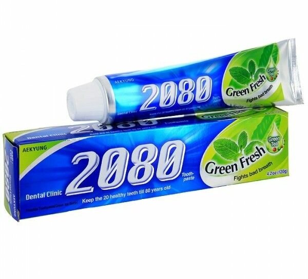 Зубная паста Dental clinic 2080 Зеленый чай 120г - фото №18
