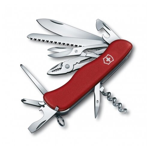 фото Нож многофункциональный victorinox hercules (18 функций) красный