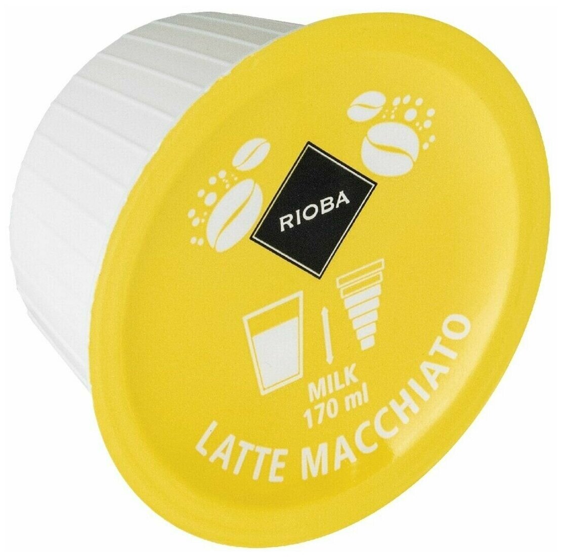 Кофе в капсулах Rioba Latte Macchiato, Dolce Gusto, 4 упаковка - 64 капсул - фотография № 4